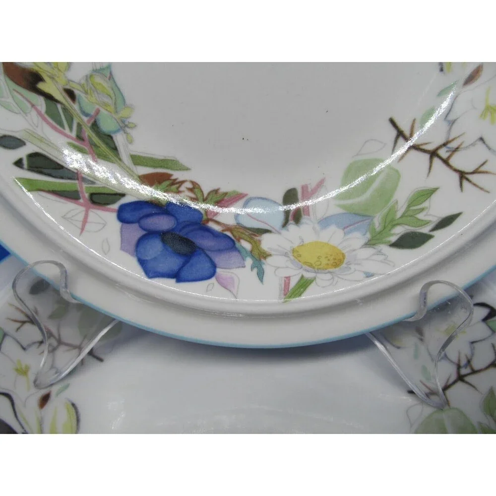 Goebel Jardin Germany Set Of 2 Rare HTF 8 1/2